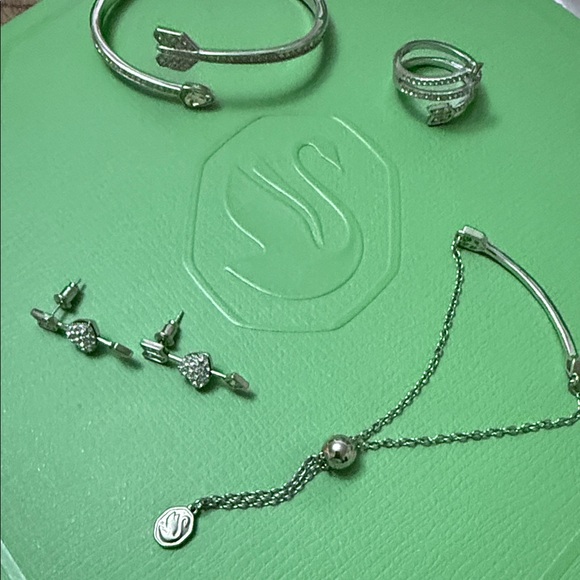 Swarovski Silver Bracelet and Jewelry Set